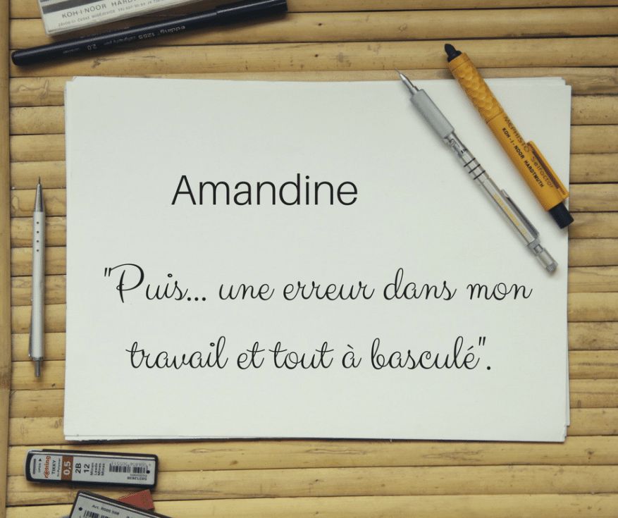 témoignage d'un burn-out amandine